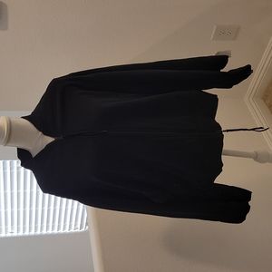 Norisol Ferrari sure thing womens M/L black coat, wide sleeves.